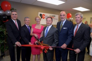 From left, John Ravitz, Business Council of Westchester executive vice president and COO; Tony Justic, BCW board chairman; Marsha Gordon, Business Council president and CEO; Westchester County Executive Robert P. Astorino; Robert Weisz, president of RPW Group; and Chris O”™Callaghan, managing director at Jones Lang LaSalle. 