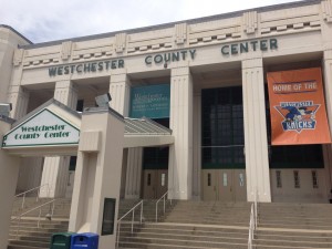 The Westchester Knicks have a five-year deal to play their home games at the Westchester County Center. Photo by Evan Fallor