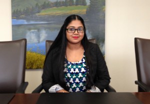 Vidya Singh, now a paralegal at Keane & Beane PC, began at the firm as an intern through the Westchester County Bar Association Diversity Committee”™s summer internship program. Photo by Evan Fallor