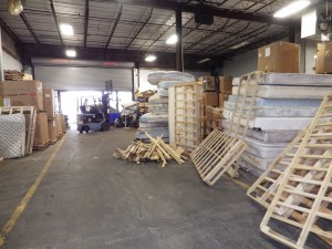 Mattresses being recycled at Park City Green. Photo by Danielle Brody