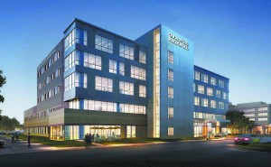 An artist”™s rendering of the 153,000-square-foot medical office building at Orange Regional Medical Center, expected to be completed by fall 2016.