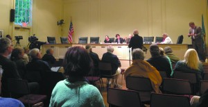 A public hearing was held at Rye City Hall to field opinions on the proposed plan to privatize management at Playland.