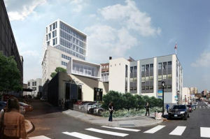 A rendering of UNO Micro-Unit Apartments at iPark Hudson.