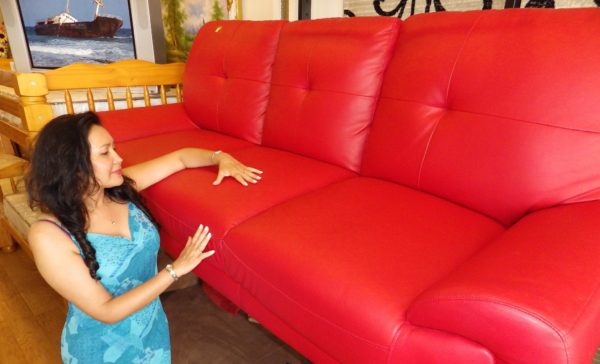 Ana Maria Salazar in her new Byram store, Casabella Furniture. Photo by Bill Fallon