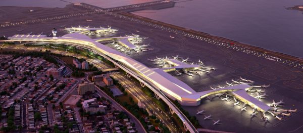 A rendering of LaGuardia Airport after a planned overhaul. Photo courtesy Gov. Andrew Cuomo's office