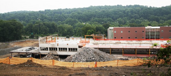 Rivertowns Square is on the former Akzo Nobel Chemical Co. campus adjacent to Chauncey Square Shopping Center along the Saw Mill River Parkway in Dobbs Ferry. Photo by John Golden