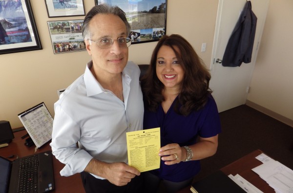 Ronald and Barbara Occhino, principals of Vertex Marketing Communications. Photo by Bill Fallon