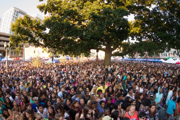 About 9,600 people attended the last Alive@Five concert in Stamford Aug. 13. Photo courtesy Stamford Downtown Special Services District.