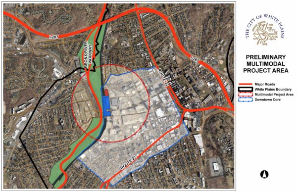 Map courtesy city of White Plains