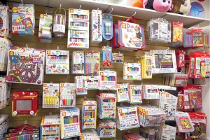 Art supplies sold quickly during back-to-school shopping at The Toy Chest in Ridgefield.