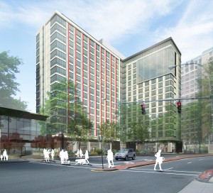 A rendering of 55 Bank St. in White Plains.