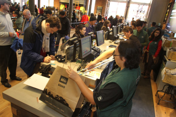 REI will be closing all of its stores this year on Black Friday. Matt Peyton/AP Images for REI