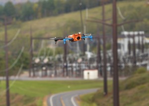 Drones were flown during a power line inspection demonstration hosted by the New York Power Authority on Oct. 20 in the Catskills. Six drone vendors were chosen to participate in the demonstration.