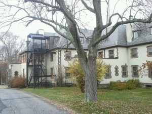 The former Maryknoll Lay Missioners headquarters on Route 133 in Ossining could be reopened as an arts training center. 