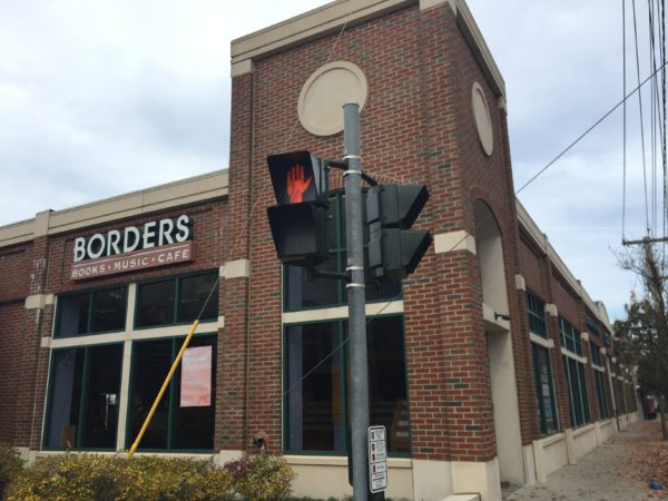 A smaller Modell's Sporting Goods store proposed for this former Borders Books & Music location in downtown Mount Kisco is expected to be approved by village planning officials. Photo by Evan Fallor