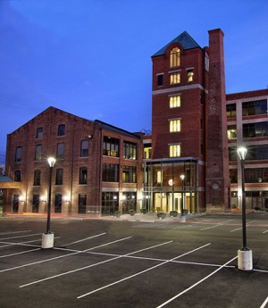 The redeveloped 700 Canal Street in Stamford following a $4 million makeover.