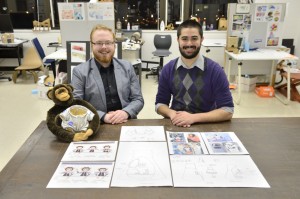 'Near space' explorers Phillip Carroll, left, and Joshua Hauge.