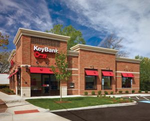 A KeyBank branch.