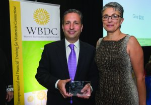 WBDC Outstanding Leader Award recipient Senator Bob Duff and Fran Pastore, Founder and CEO WBDC.