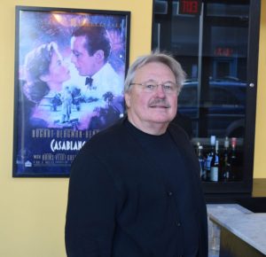 Phil Kuchma in the lobby of the Bijou Theatre.