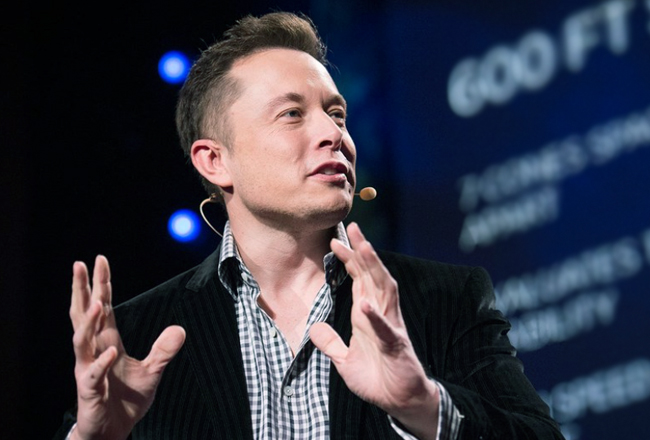 Elon Musk at TED conference