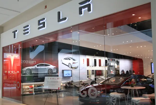 tesla showroom