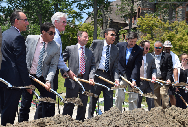 Fort Hill groundbreaking peekskill Martin Ginsburg