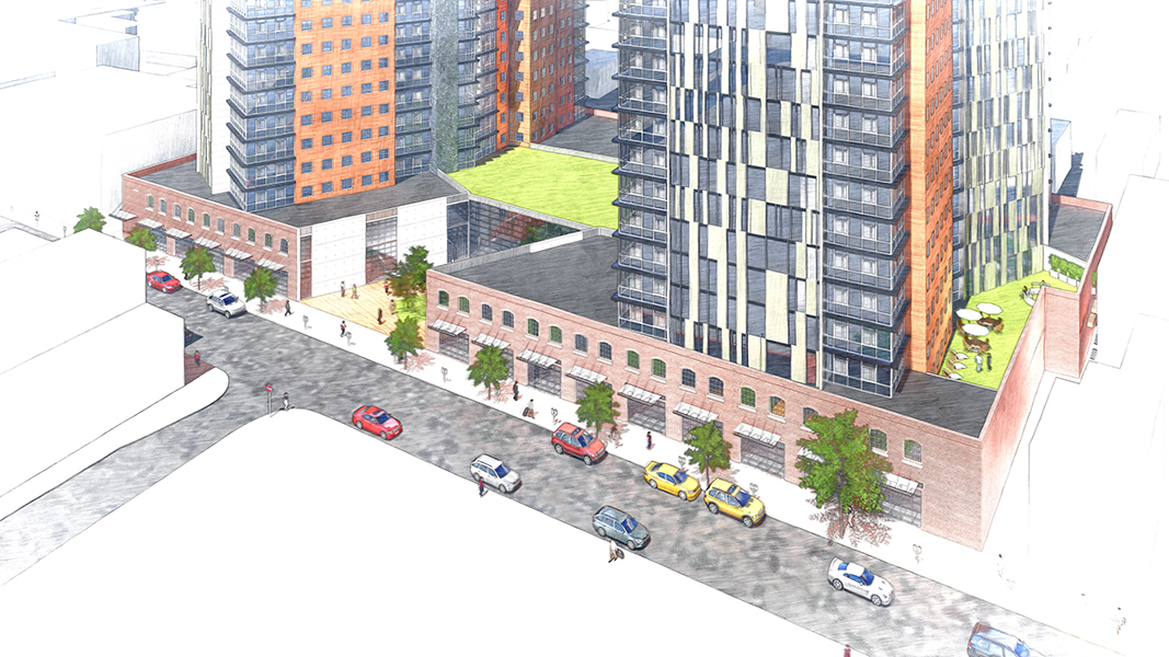 RXR Realty plans Church Street towers beside rising New Rochelle hotel