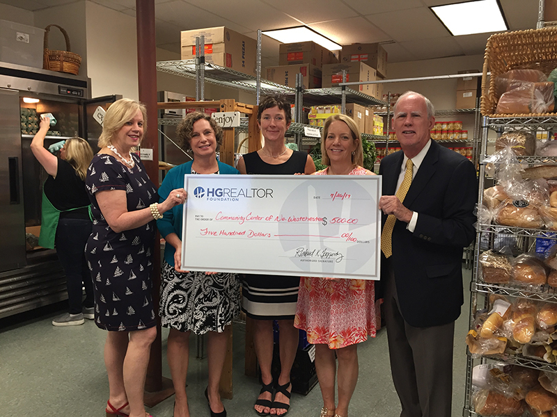 Realtors donate to Community Center of Northern Westchester