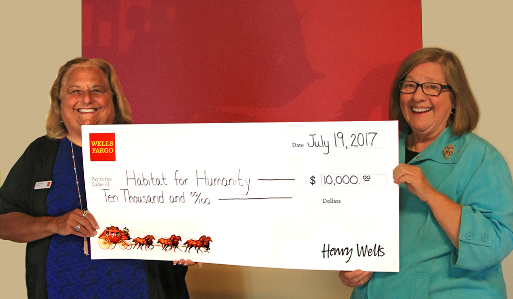10K donation to Housatonic Habitat