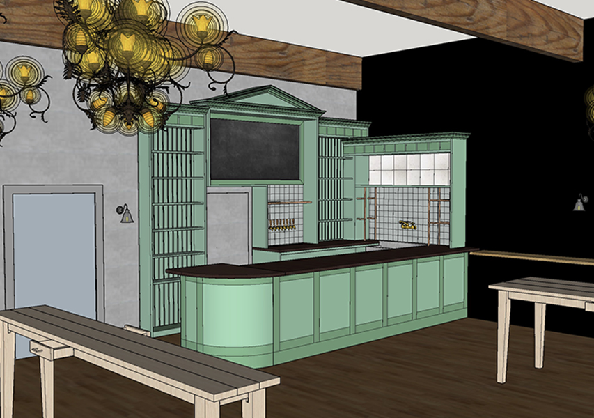 Finishing Touches at Nod Hill Brewery