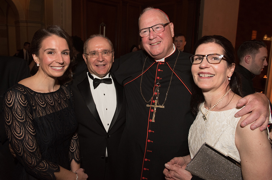 Enea co-chairs fundraiser with cardinal
