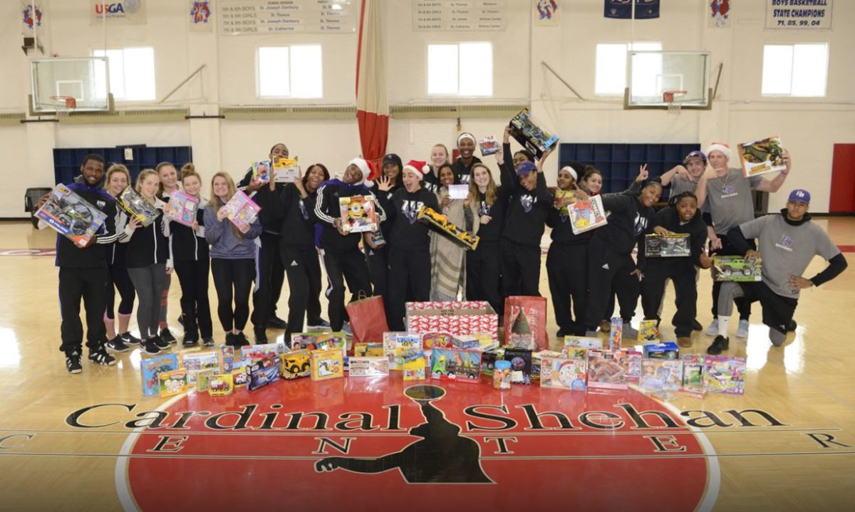 Teaming up to bring joy to children