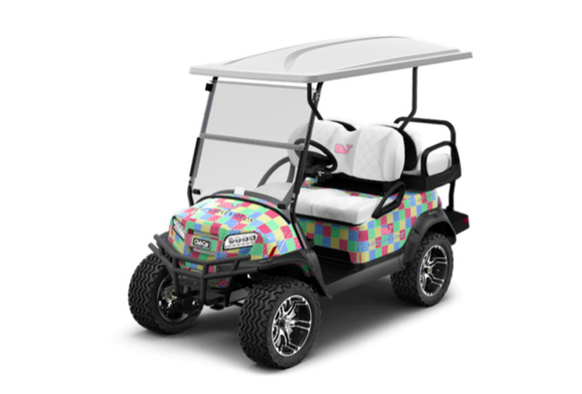 vineyard vines golf cart