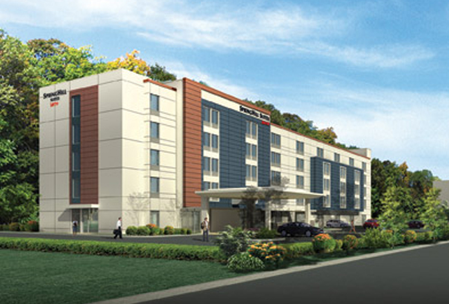 Brownfield site cleared for Marriott Springhill Suites hotel in Tuckahoe