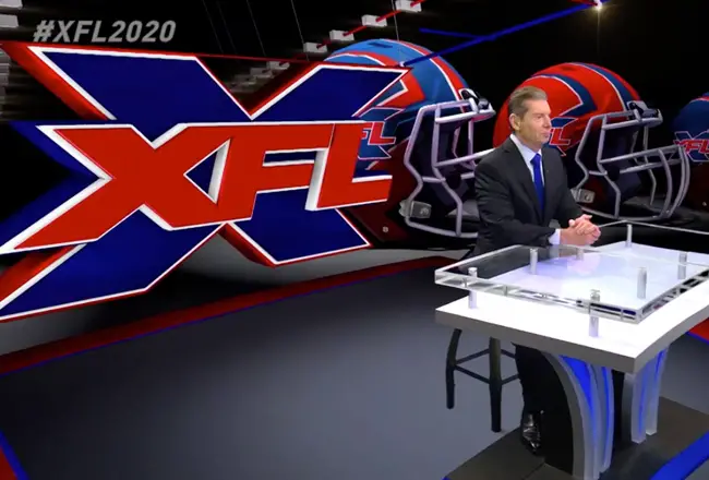 vince mcmahon XFL football