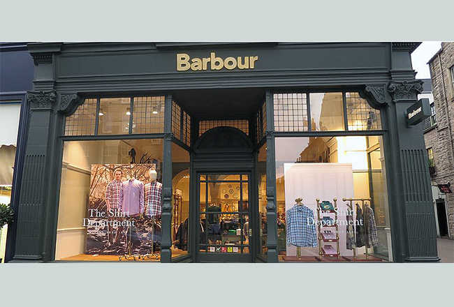 barbour edinburgh outlet