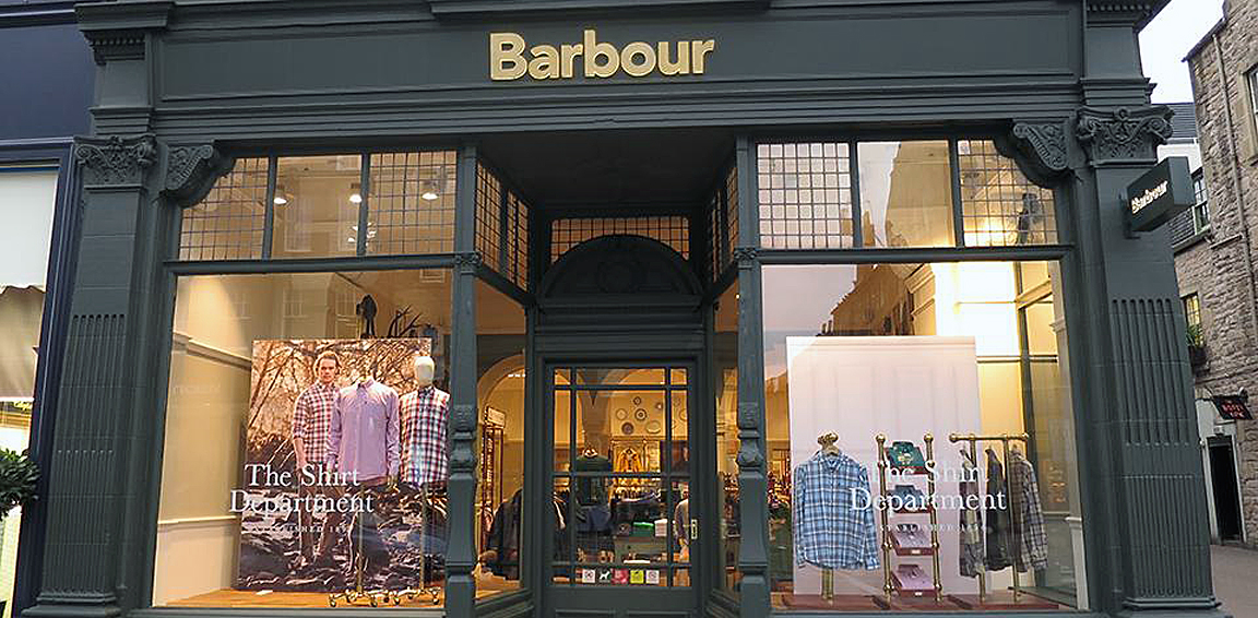 Barbour on sale british shop