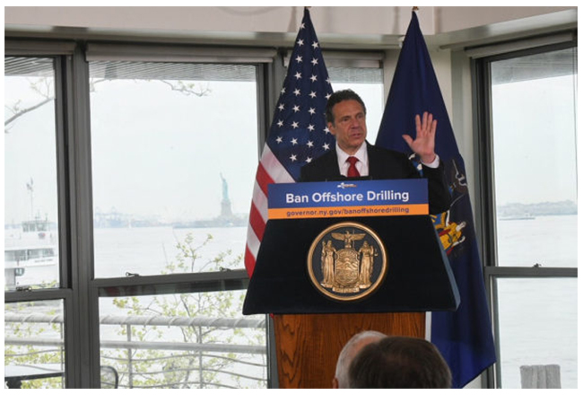 Cuomo calls for ban, even Dunkirk-style citizen fleet, against offshore drilling