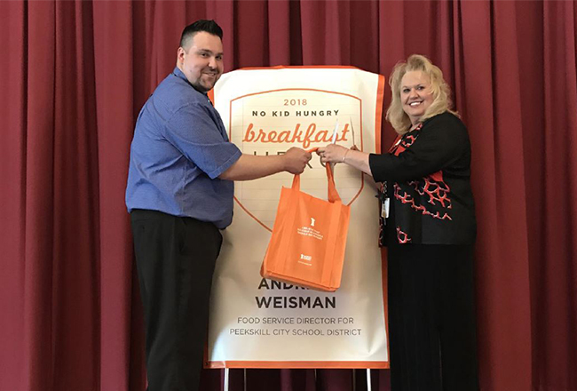 Weisman named a ‘Breakfast Hero’