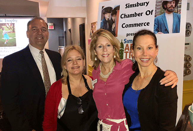 Simsbury Chamber toasts Art Trail with champagne