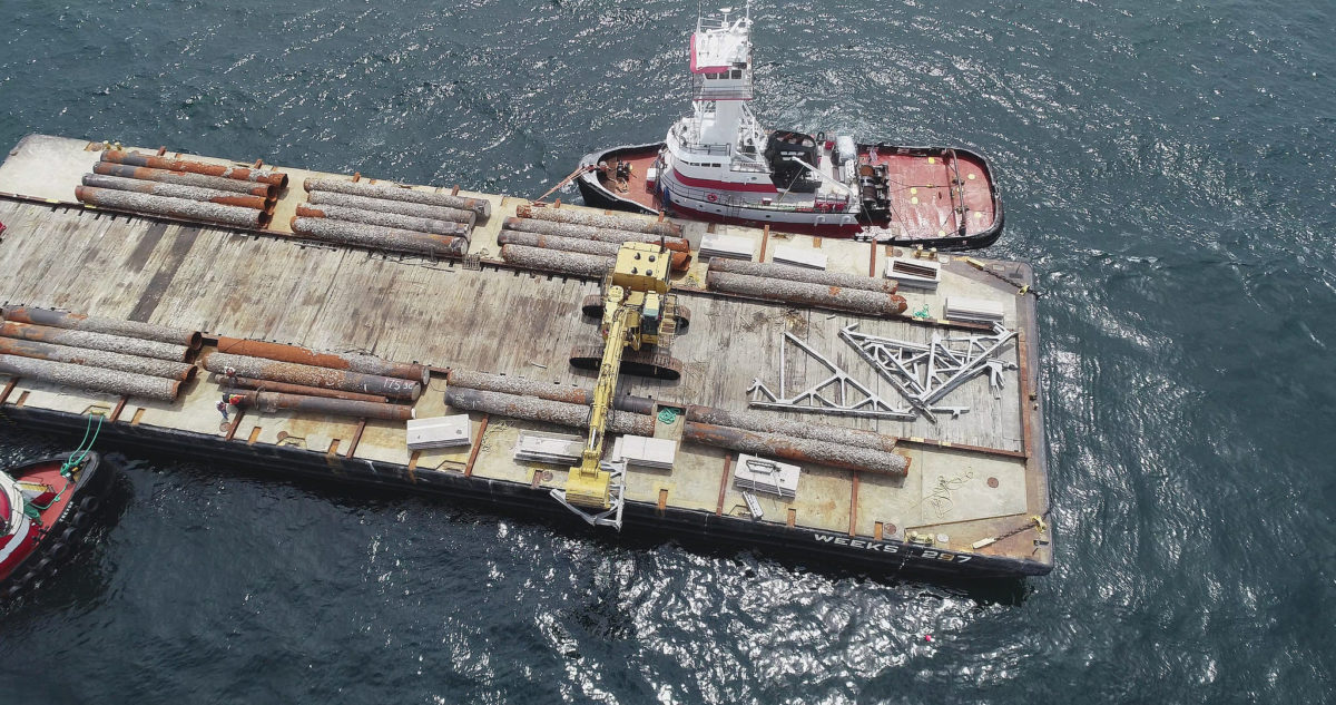 Parts of demolished Tappan Zee sunk for artificial reef off Long Island