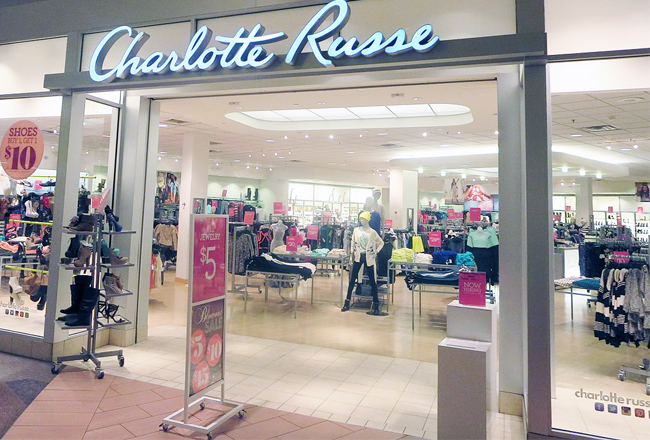 Charlotte Russe to close 94 stores as a result of bankruptcy filing