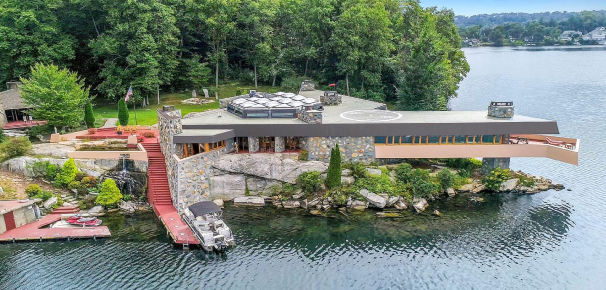 Frank Lloyd Wright Petra Island Lake Mahopac Carmel Massaro