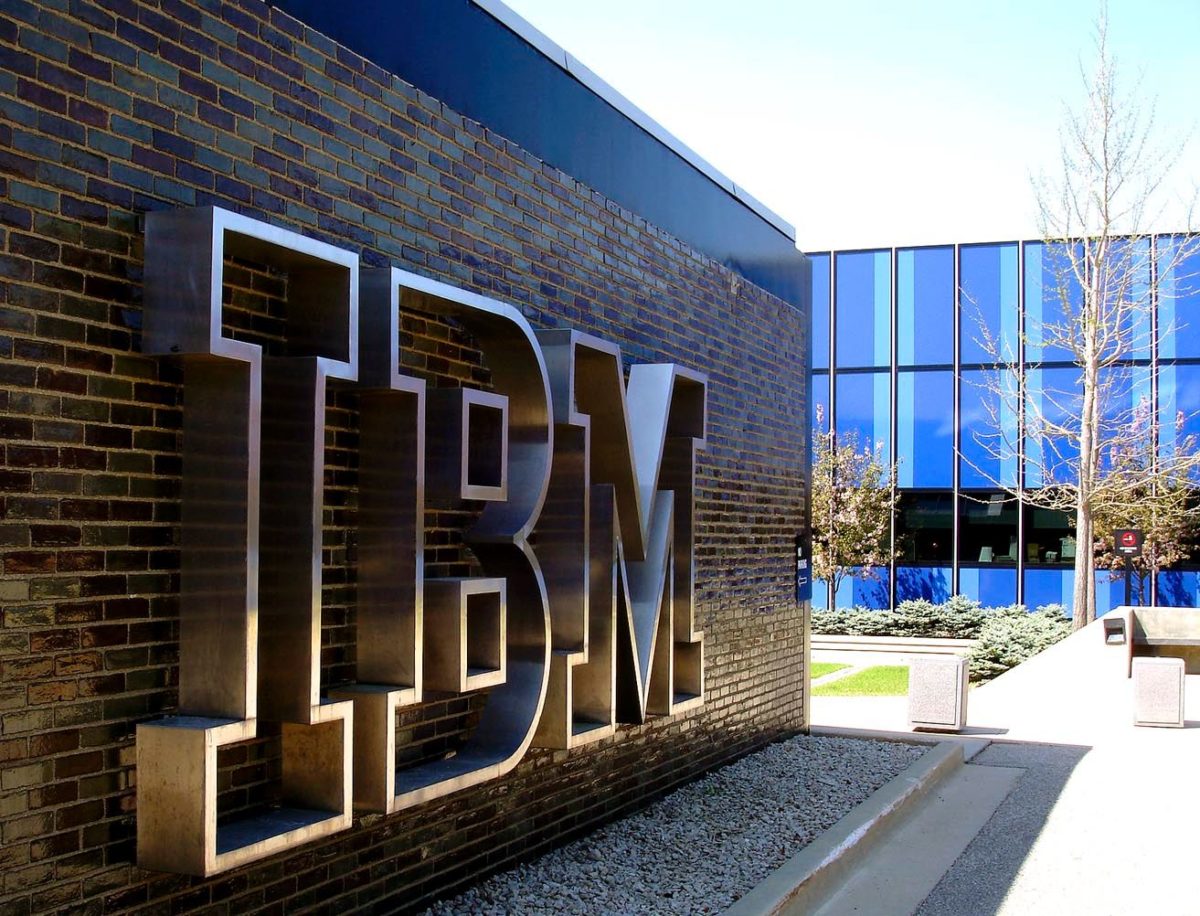 exterior of IBM building