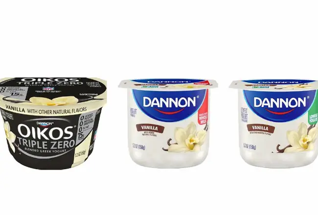 Danone Dannon yogurt vanilla