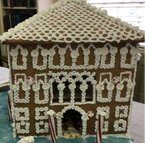 Gingerbread house competition at Simsbury Free Library