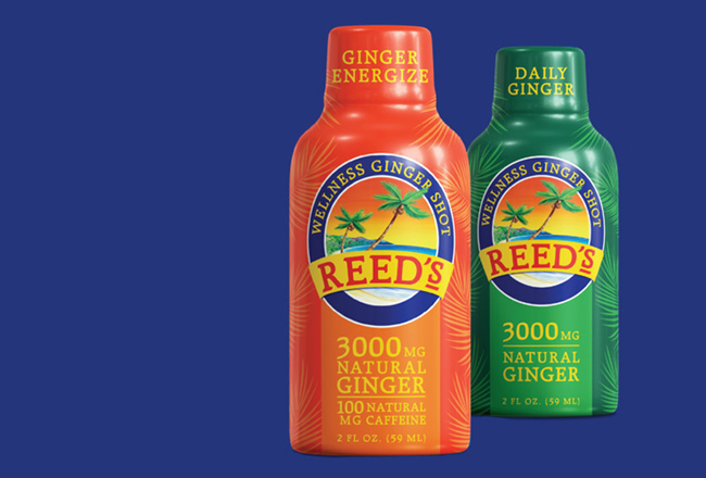 Reed's ginger shots energy drinks