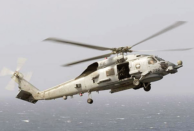Sikorsky MH 60R helicopter
