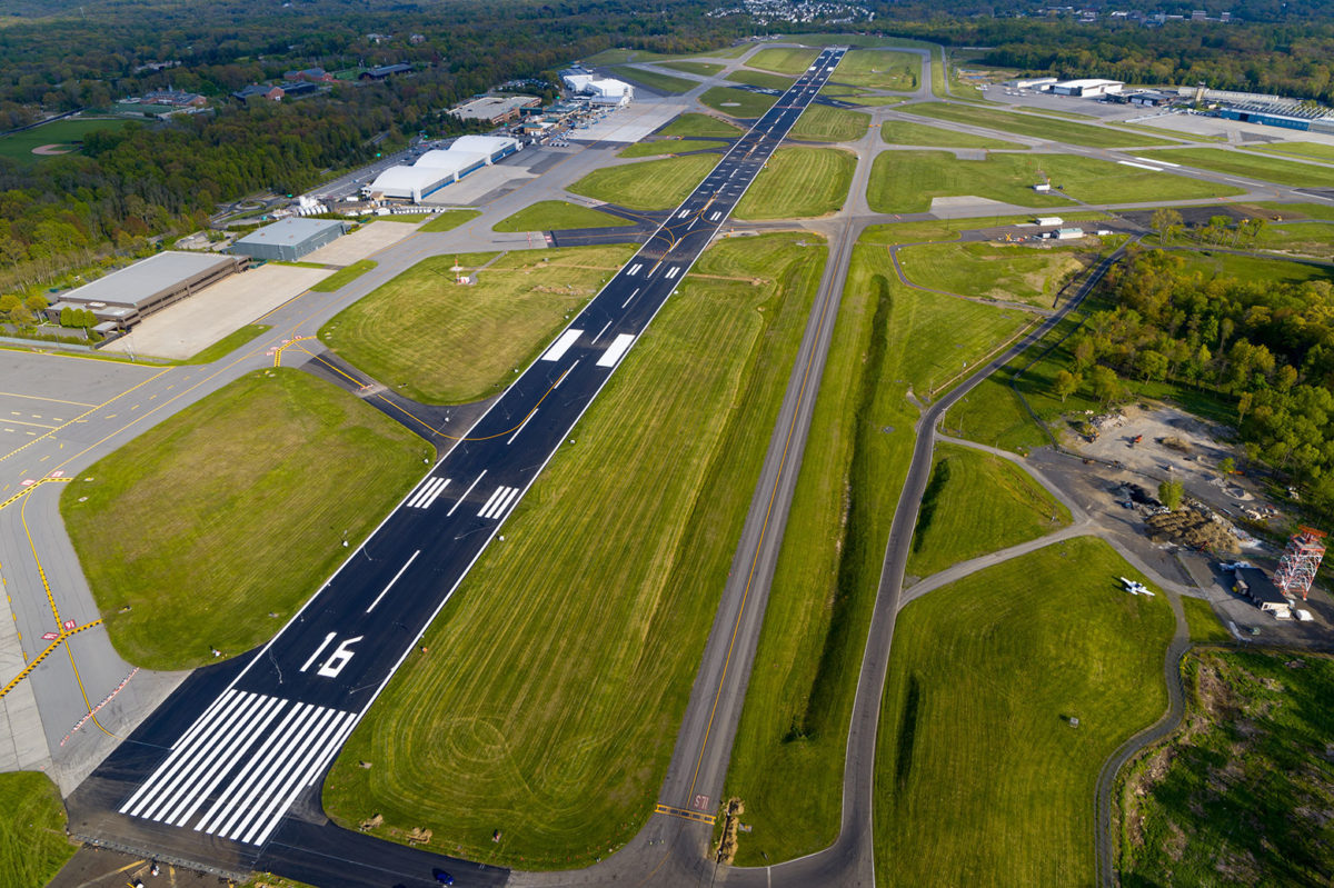 Hudson Valley Airports In Line For 36 5M In Federal Money   Westchester County Airport Runway Rehab Day 06 022 